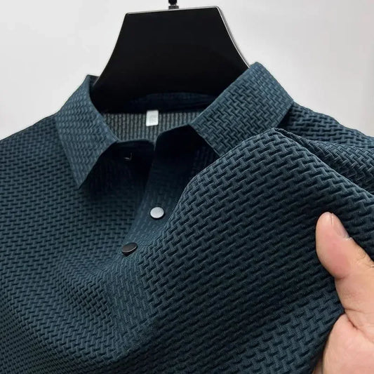 Men's Ultra Stretch Loose Fit Polo Shirts Breathable