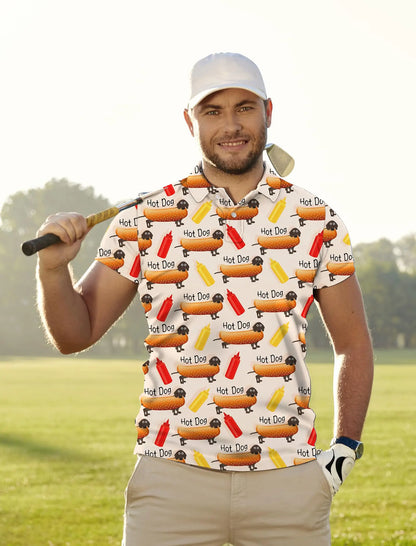 Men's Golf Shirt Hawaii Golf Polo Shirt