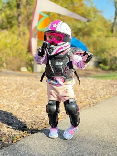 Kids Body Armor Vest & Knee Elbow Pads Set