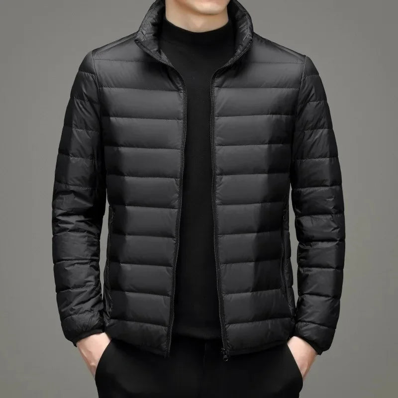 Lightweight Winter  Fleece Lined Cotton Jacket for Men
