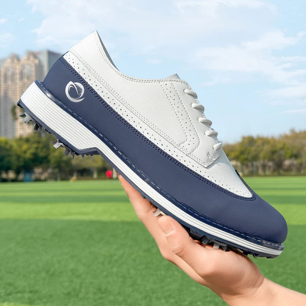 New Men Spiked Walking Golf Shoes Size 7-14