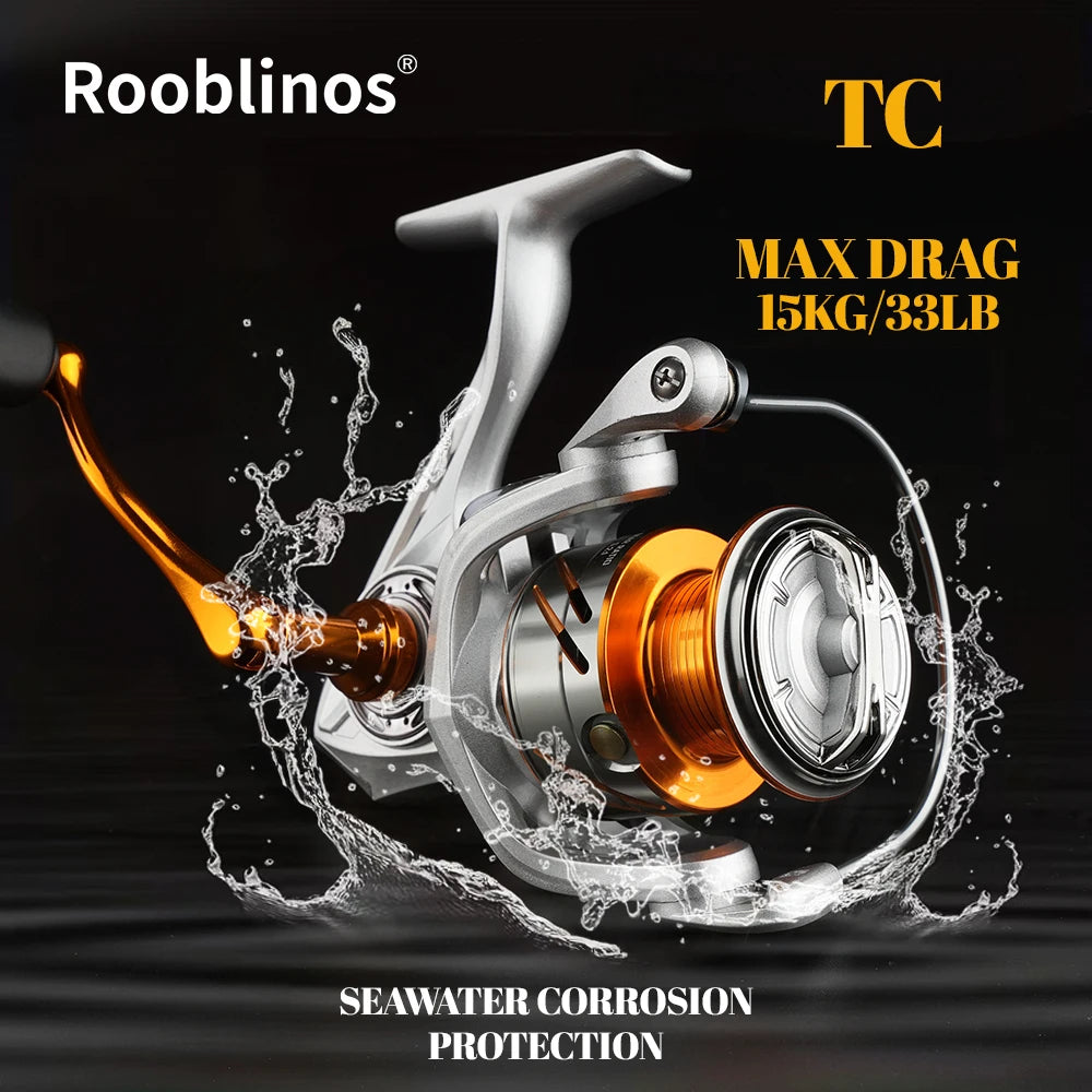Metal Spool Spinning Fishing Reel Freshwater Saltwater