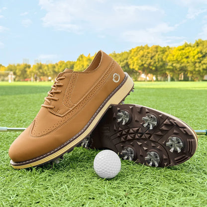 New Men Spiked Walking Golf Shoes Size 7-14