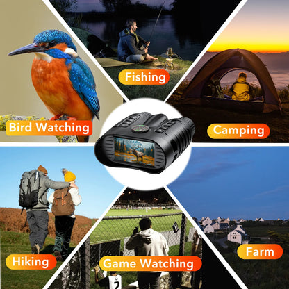 Hunting 4K Night Vision Binoculars 8x Digital 400m