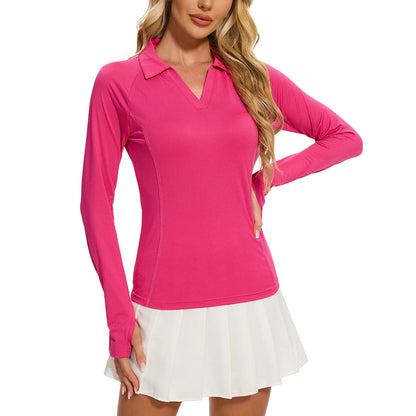 Women's Long Sleeve Quickly Dry Golf Shirts