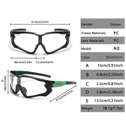 Men Women Sports Big Frame Windproof Goggles