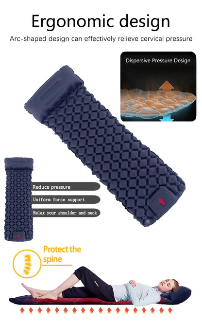 Inflatable Folding Sleeping Beach floating Pad