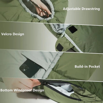 Adult Lightweight Cold Weather Camping Sleeping Bags