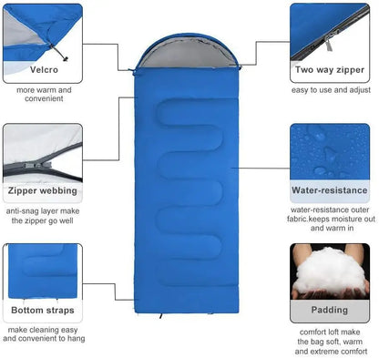 Adult Spring Summer Autumn Outdoor Sleeping Bag,