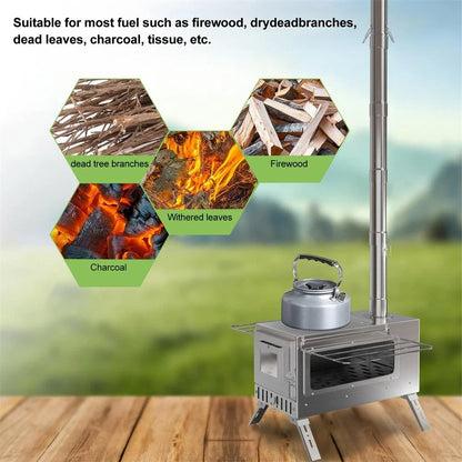 Hot Tent Portable Wood Burning Stove