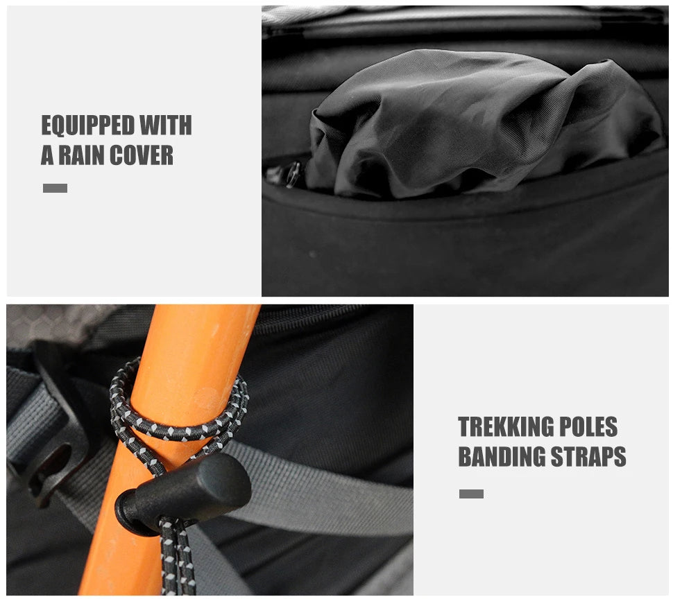 Explorer Internal Frame Backpack with Rain Cover