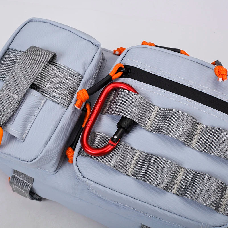 Male Hiking Crossbody Fishing Rod & Lure bag.