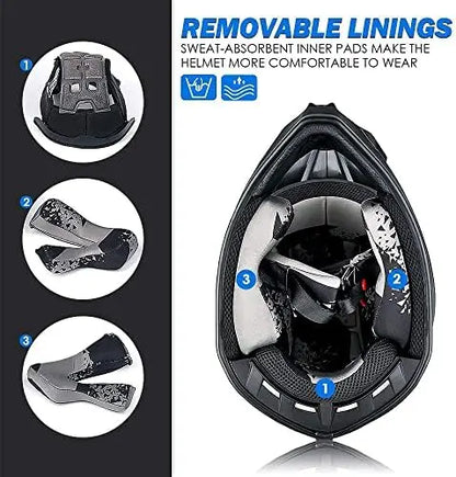 Safe Helmet for Dirt Bikes and ATVs –