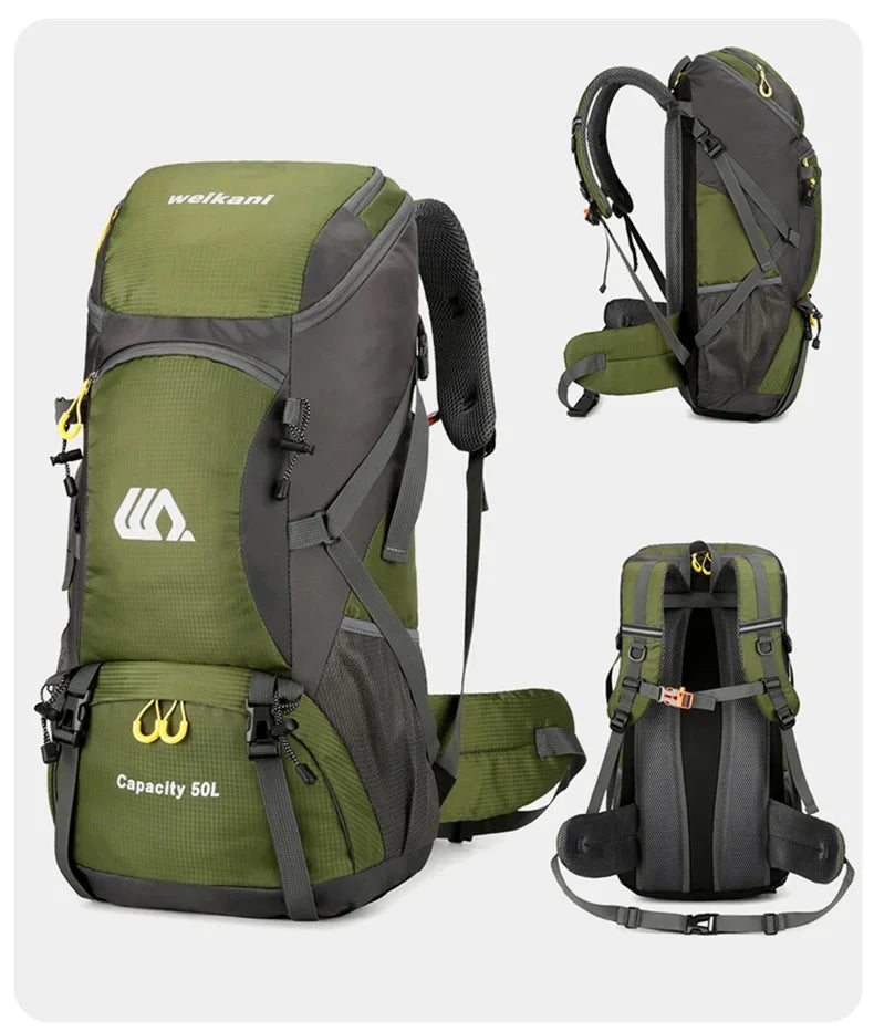 50L Waterproof Large Hiking Men Large Rucksack