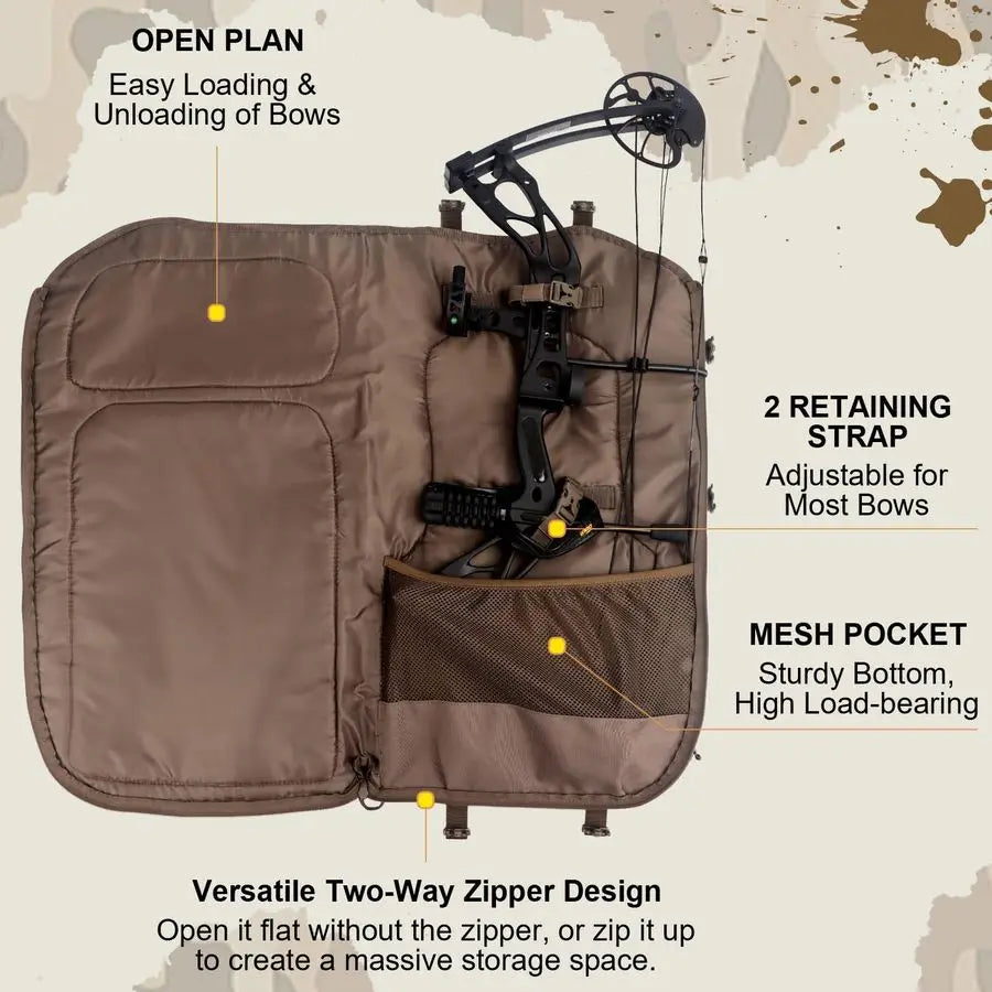 Backpacks for Men, Hunting Bag with Bow Holder,
