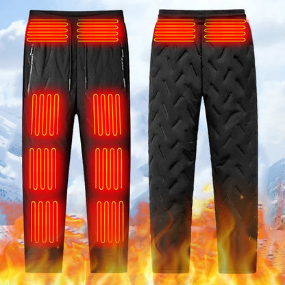 Waterproof Unisex Heated Thermal Pants, 10 settings