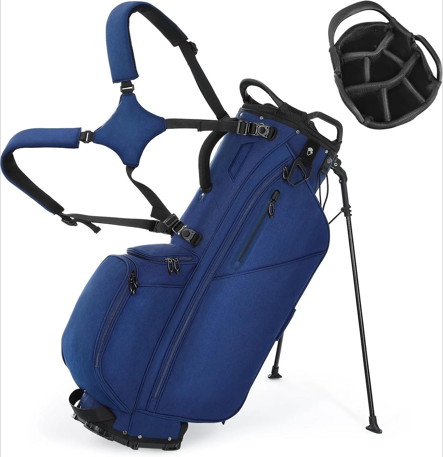 Lightweight Golf Bags with 7 Way Full-Length Dividers,
