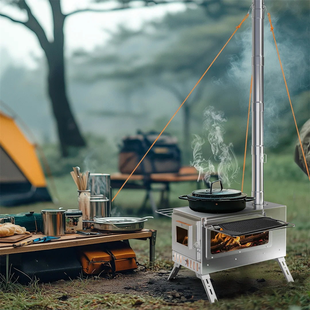 Hot Tent Portable Wood Burning Stove