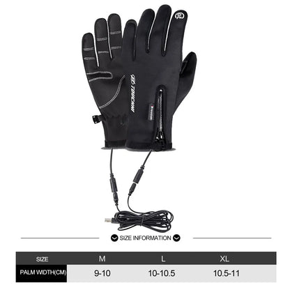 Electric Winter Outdoor Cycling, Running  Nonslip Motorcycle Gloves