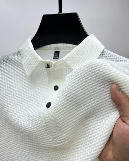 Men's Ultra Stretch Loose Fit Polo Shirts Breathable