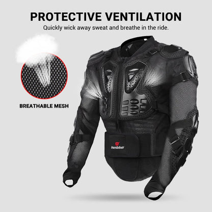 New Motorcycle Armor Men's Anti Fall Anti Collision