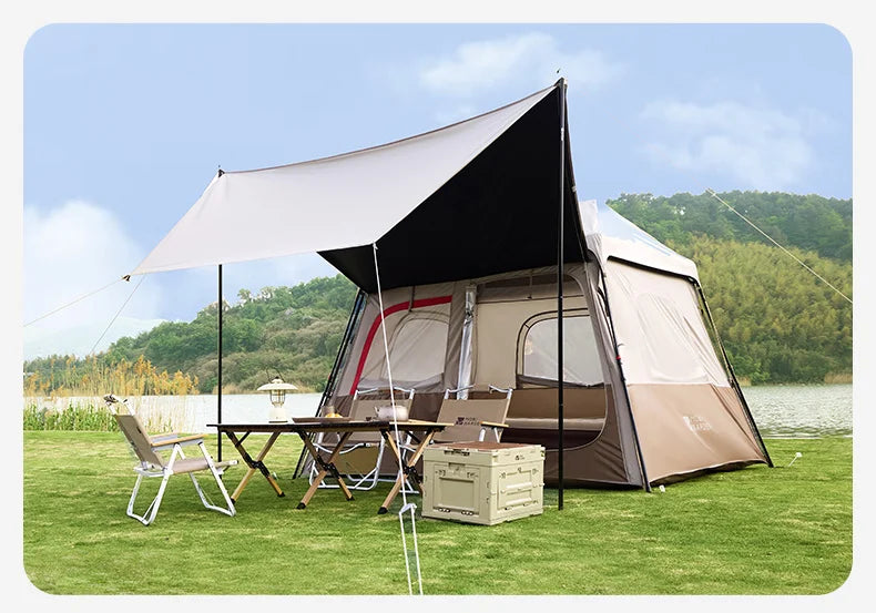 5.9 Outdoor Camping Vinyl Rainproof Sunscreen Tent