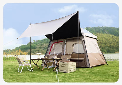 5.9 Outdoor Camping Vinyl Rainproof Sunscreen Tent