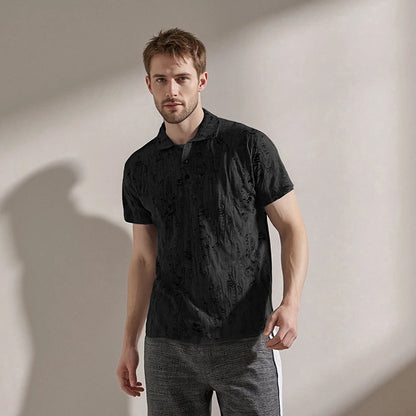 Men s Casual Short Sleeve V- Neck T-Shirts