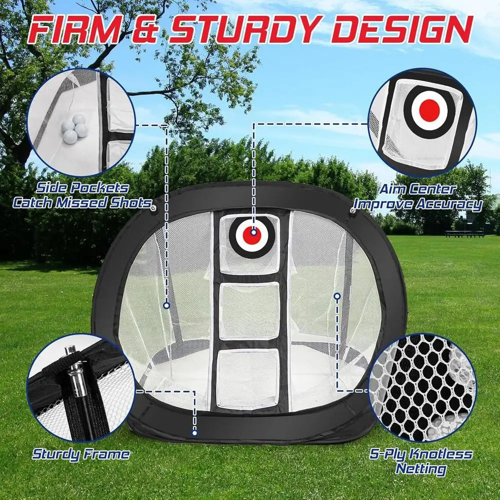 Popup Golf Chipping Net Pitching Cage