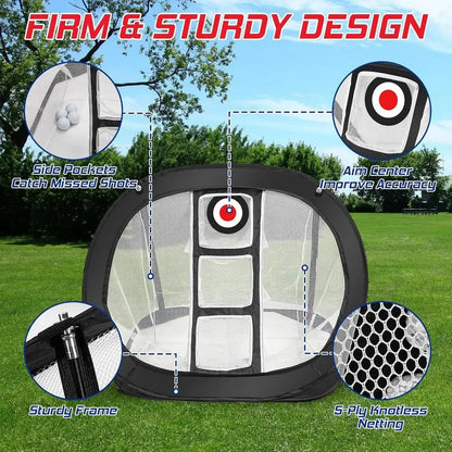 Popup Golf Chipping Net Pitching Cage
