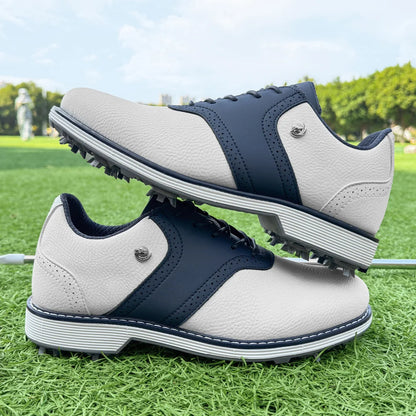 Golf Spiked Sneakers Walking Footwears for Golfers