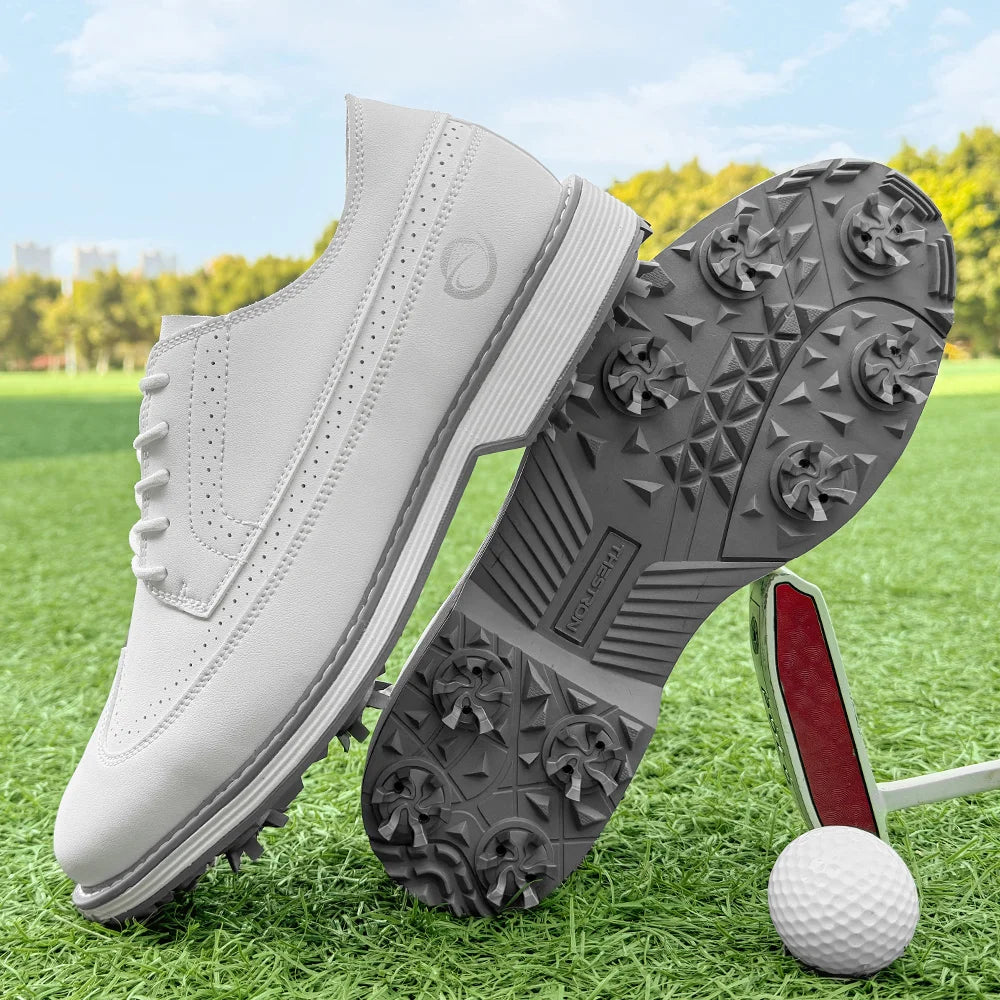 New Men Spiked Walking Golf Shoes Size 7-14