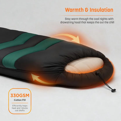 Sleeping Bag with (AirPack Sleeper Pad)