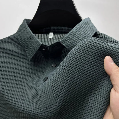 Men's Ultra Stretch Loose Fit Polo Shirts Breathable