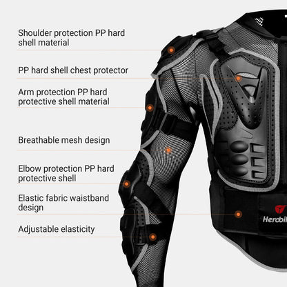 New Motorcycle Armor Men's Anti Fall Anti Collision