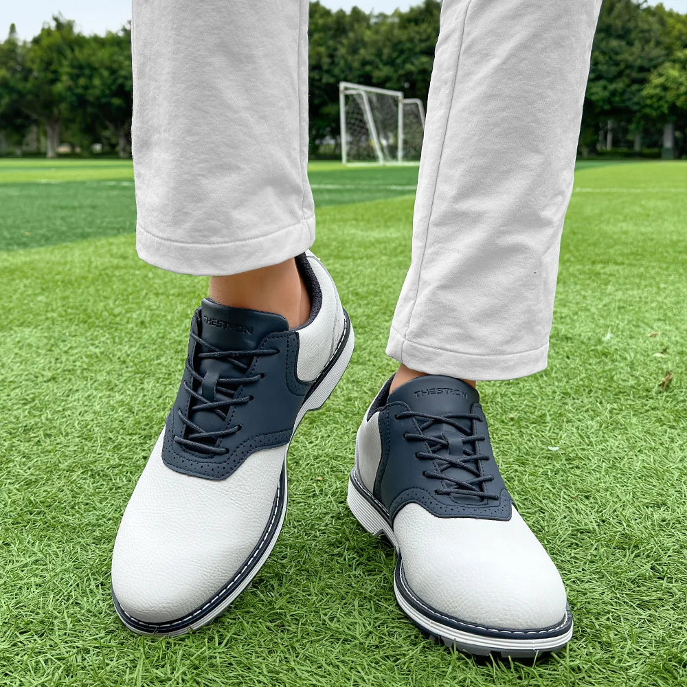 Golf Spiked Sneakers Walking Footwears for Golfers