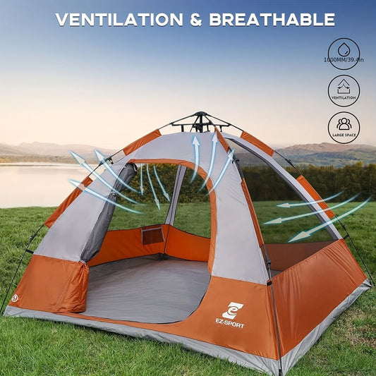 4 Person Instant Easy Set Up Camping Tent