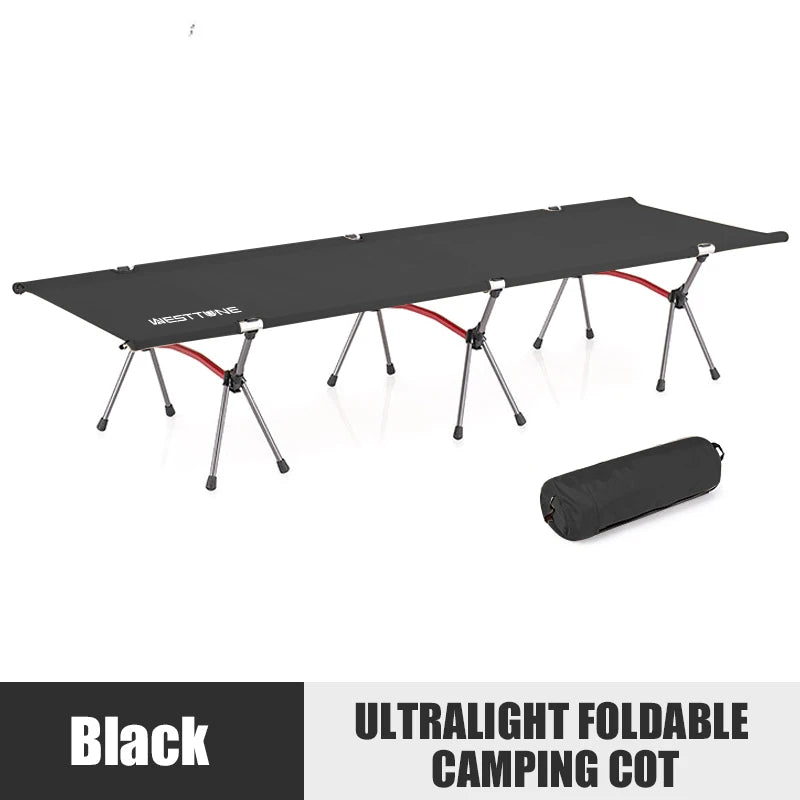 Ultralight Aluminum Alloy Sleeping Cot for Outdoor