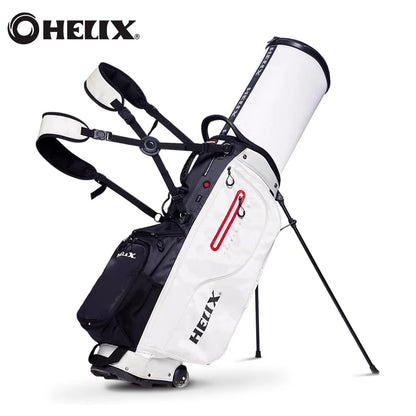 Golf Stand Bag with Retractable Top Cover and Wheels