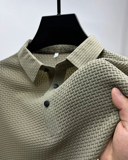 Men's Ultra Stretch Loose Fit Polo Shirts Breathable