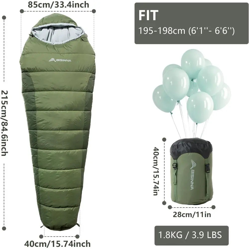 Adult Lightweight Cold Weather Camping Sleeping Bags