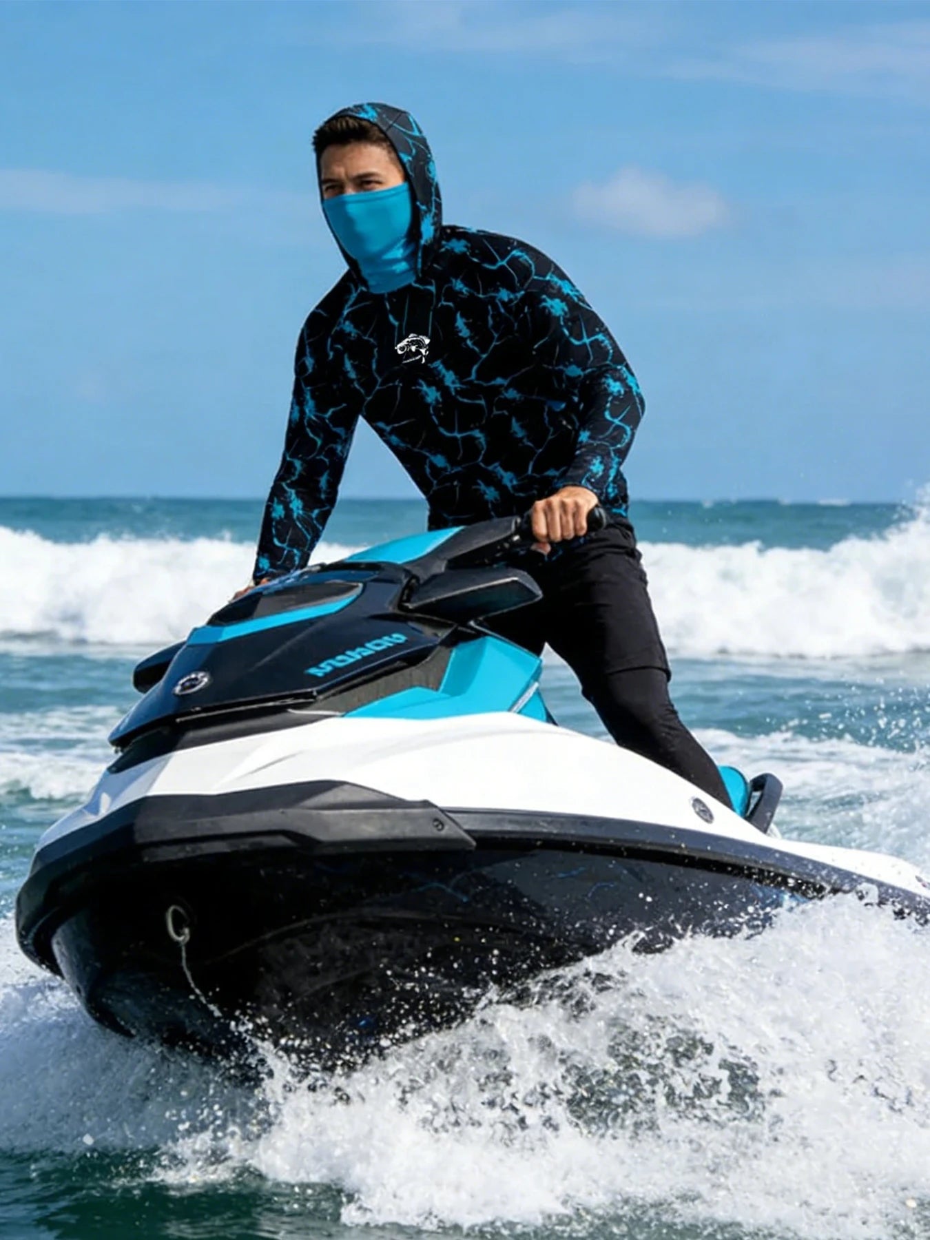 Men Fishing Long Sleeve Hoodie Sailing Shirt