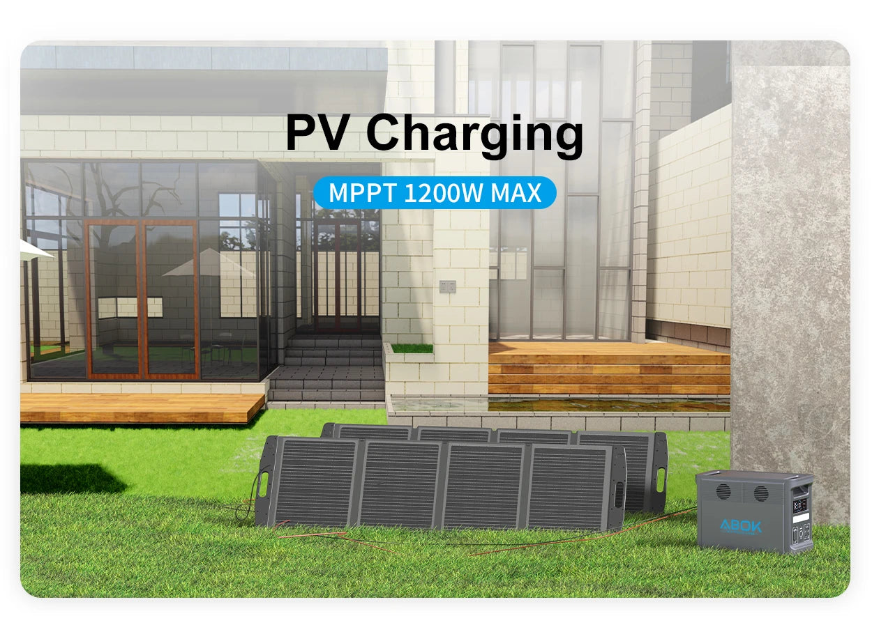 Portable Power Station 2000W  Solar Generator