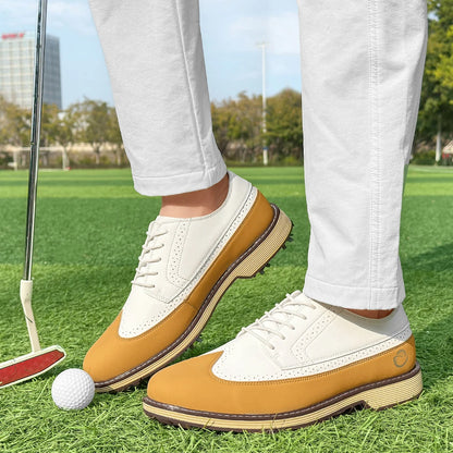 New Men Spiked Walking Golf Shoes Size 7-14