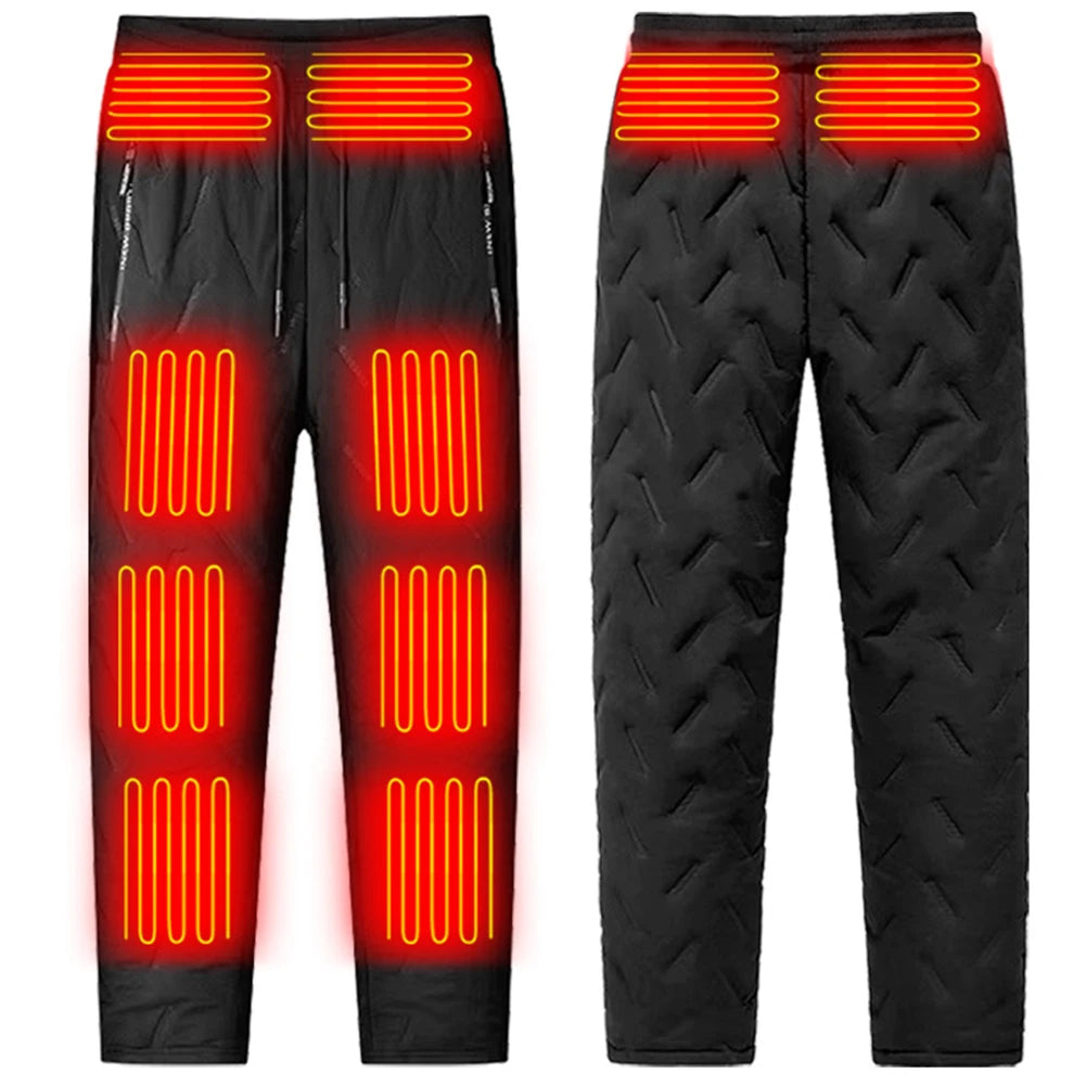 Waterproof Unisex Heated Thermal Pants, 10 settings