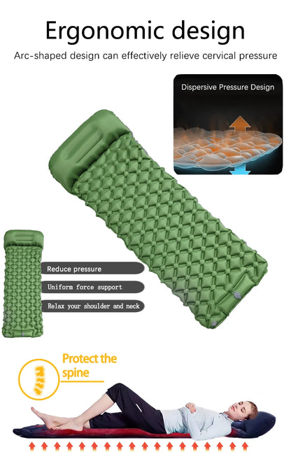 Inflatable Folding Sleeping Beach floating Pad