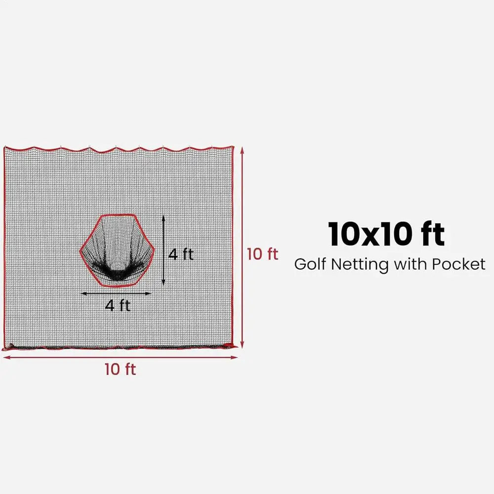 10x10ft Heavy Duty Golf Training Net