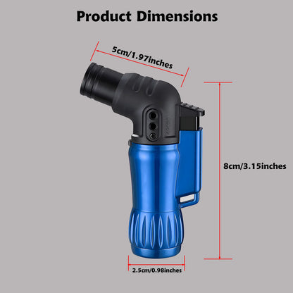 Windproof 2pcs/Set Triple Jet Flame Torch Lighter