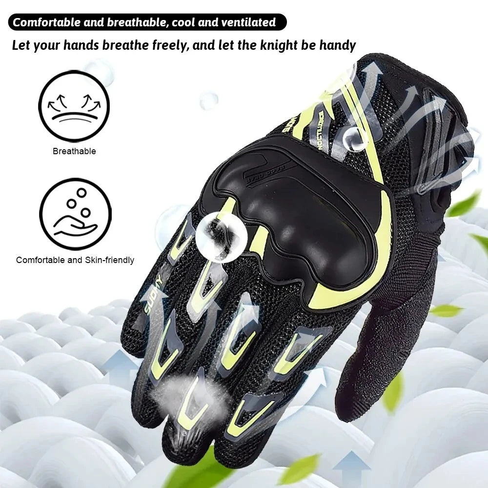 Motorcycle Gloves Summer Mesh Breathable  Gloves