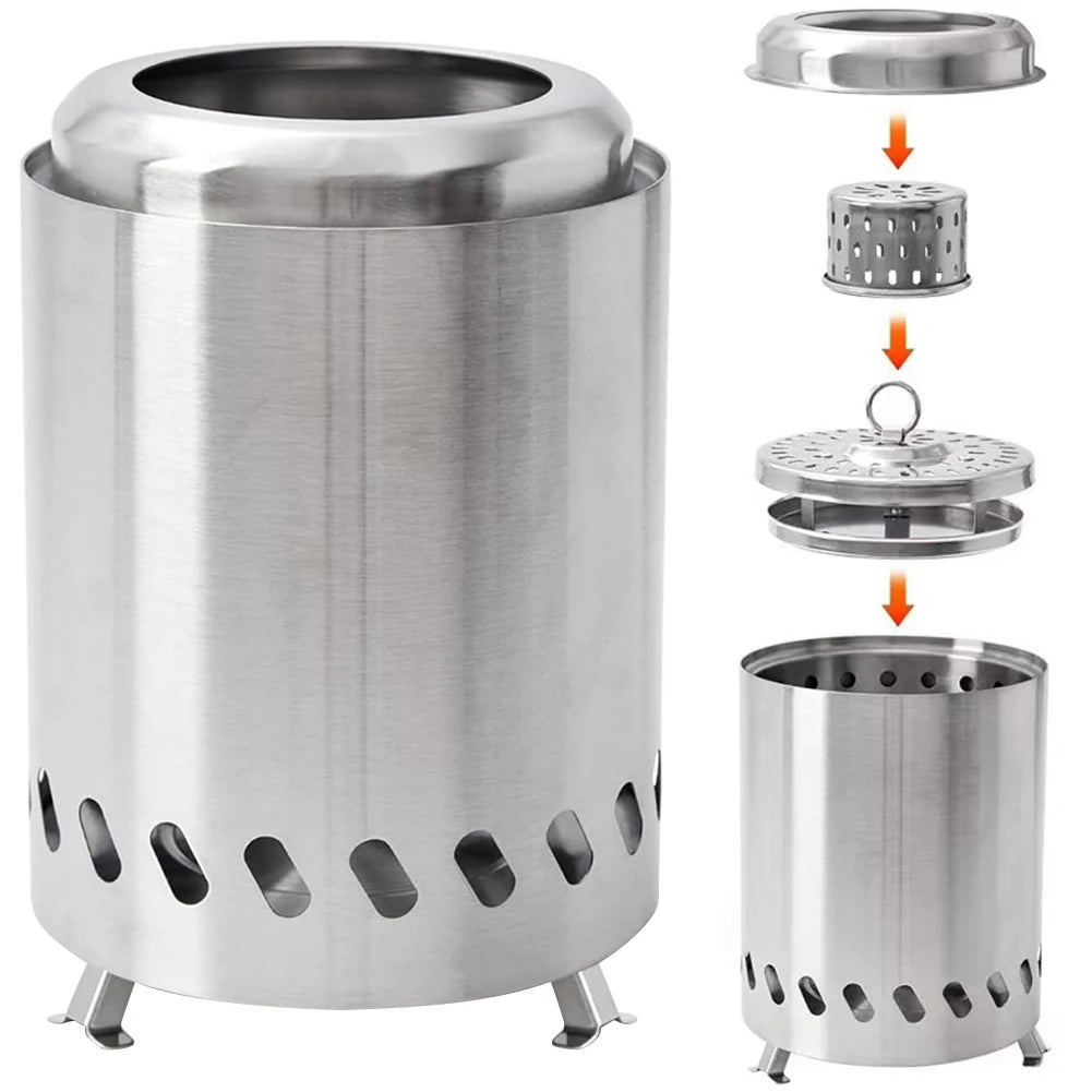 Smokeless Tabletop Wood Burning Fire Pit